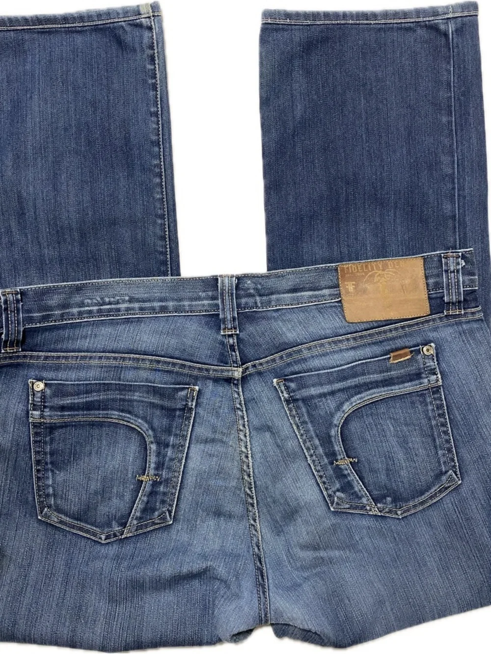 Fidelity Men's Dark Blue Relaxed Straight Jeans